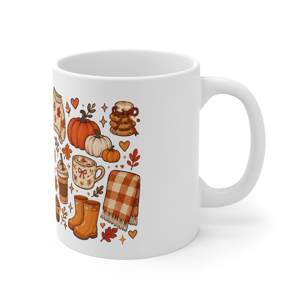 Cozy Season Mug — Autumn Pumpkin Spice Fall Coffee Cup