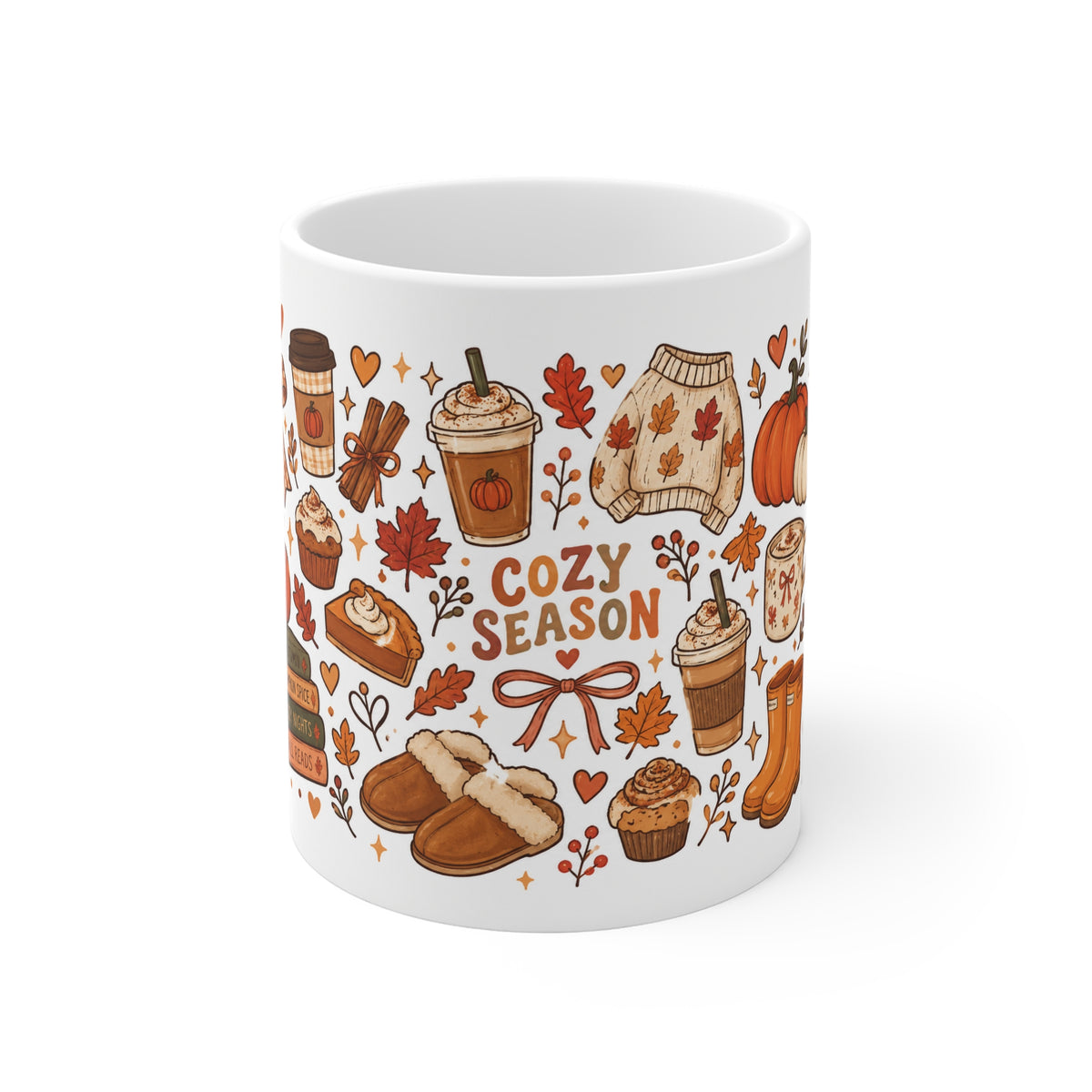 Cozy Season Mug — Autumn Pumpkin Spice Fall Coffee Cup