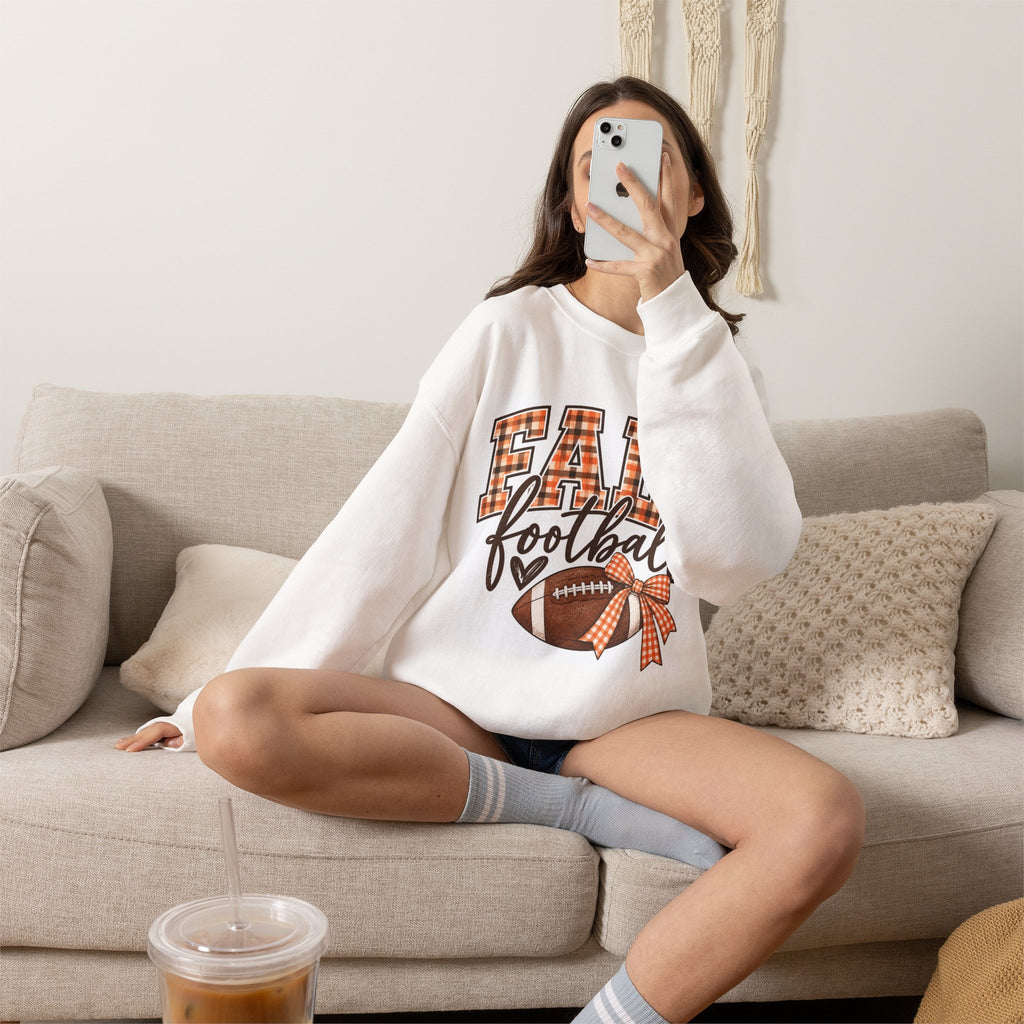 Fall Football Crewneck Sweatshirt