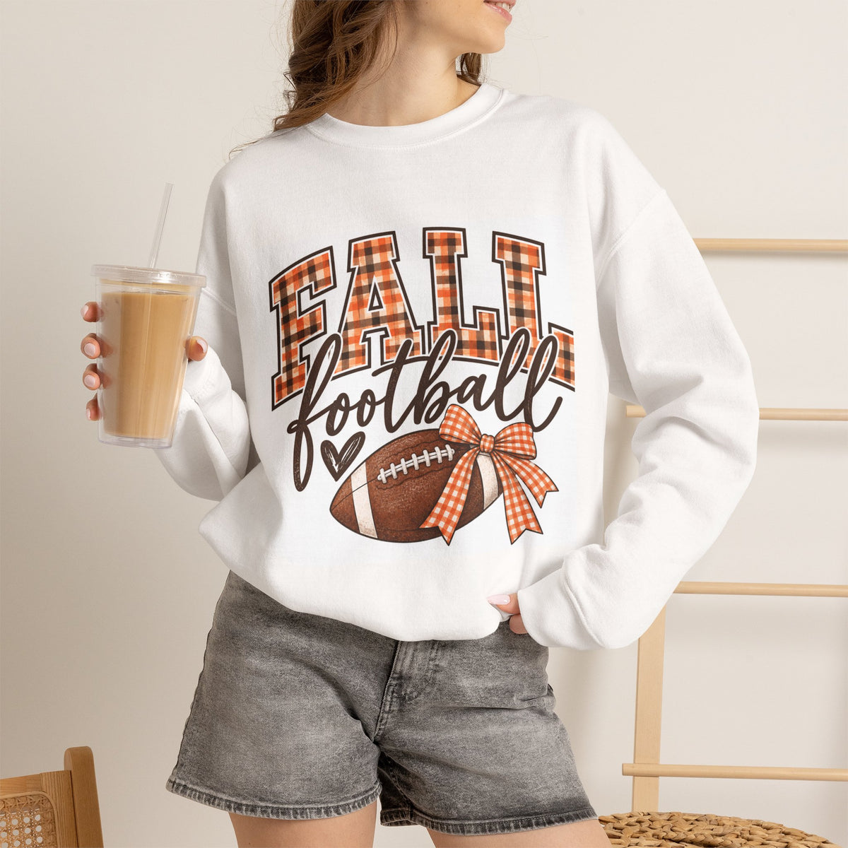 Fall Football Crewneck Sweatshirt